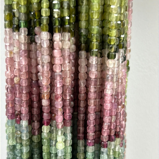 Tourmaline Faceted Square
