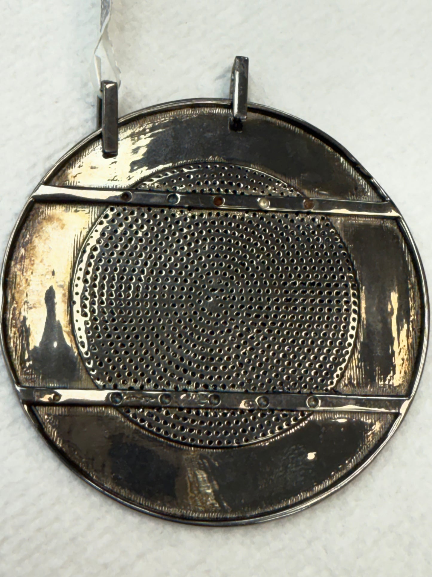 Matte Silver and Diamond Pave PENDANT & CHARMS