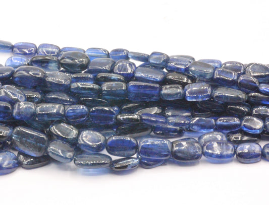 Kyanite, Blue Kyanite Smooth Beads Nuggets