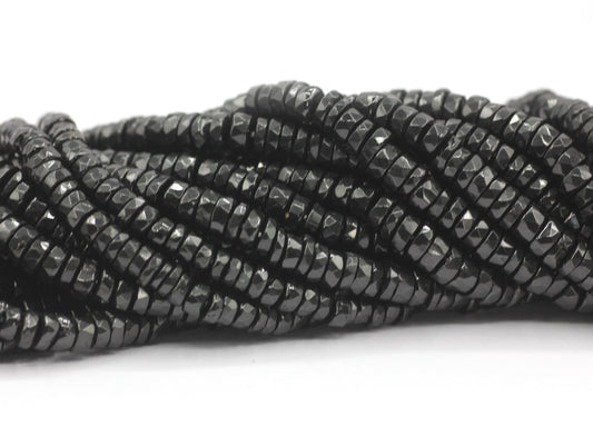 Black Spinel Faceted Beads,Faceted Beads