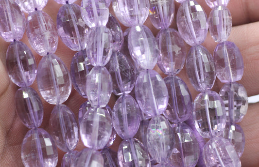 Pink Amethyst Fac Beads, Faceted Beads