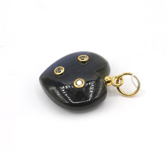 14k Solid Gold Diamond Pendants