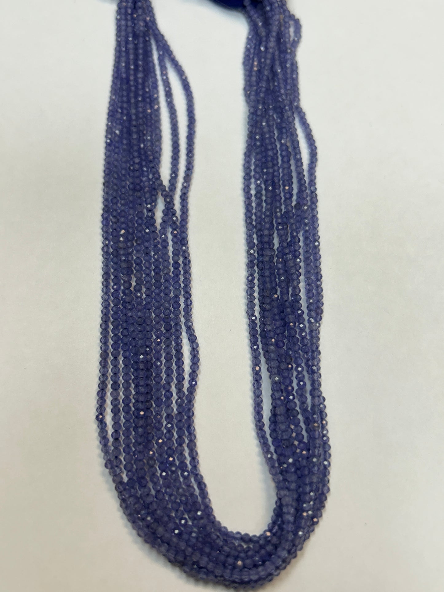 TANZANITE ROUND FACETED 2-3mm