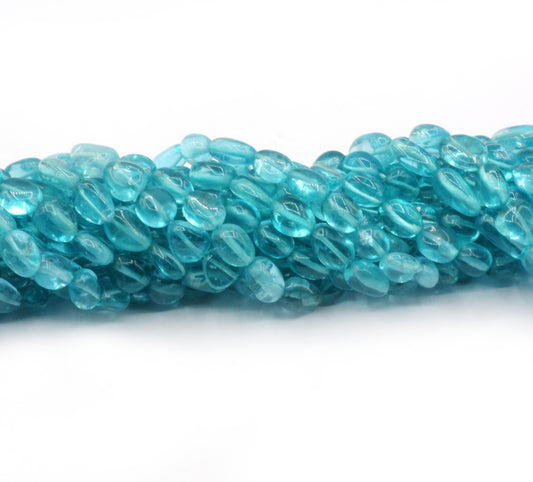 Apatite Smooth Nuggets Bead. Size 6x9 mm