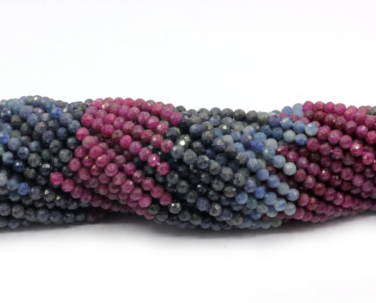 Corundum Faceted Beads.