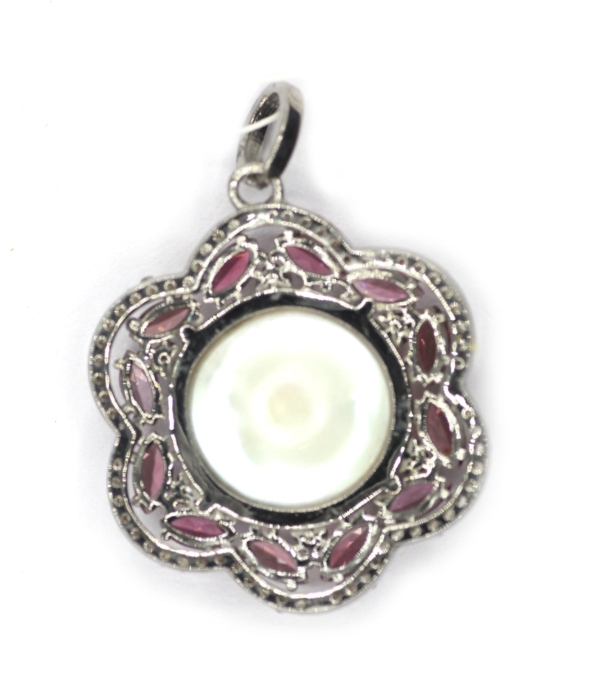 92.5 sterling silver Diamond pendant
