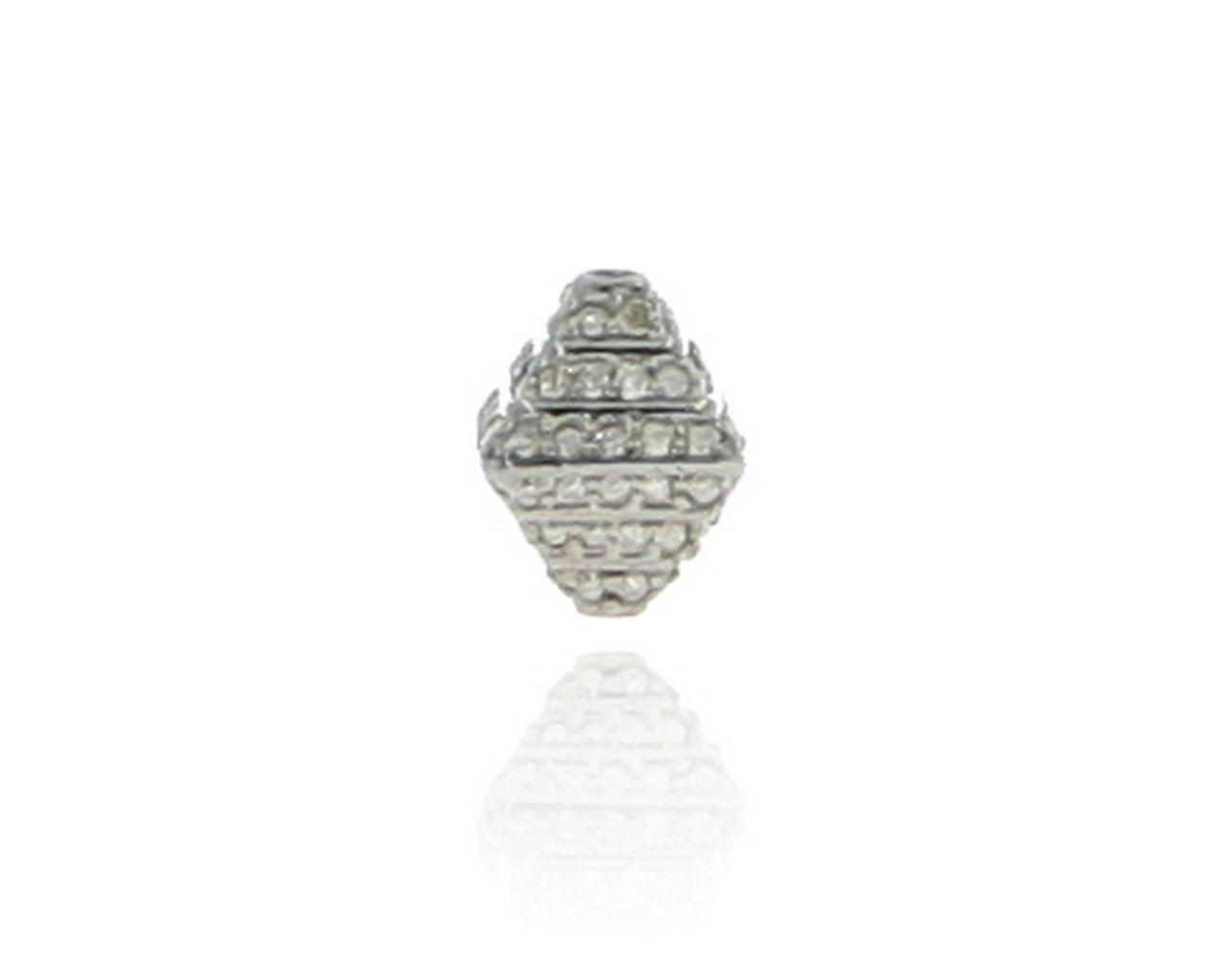 Sterling Silver 92.5 Pave Beads.