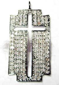 Silver and Diamond Pave PENDANT & CHARMS
