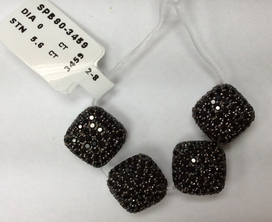 Rectangle Shaped Black Spinel Bead