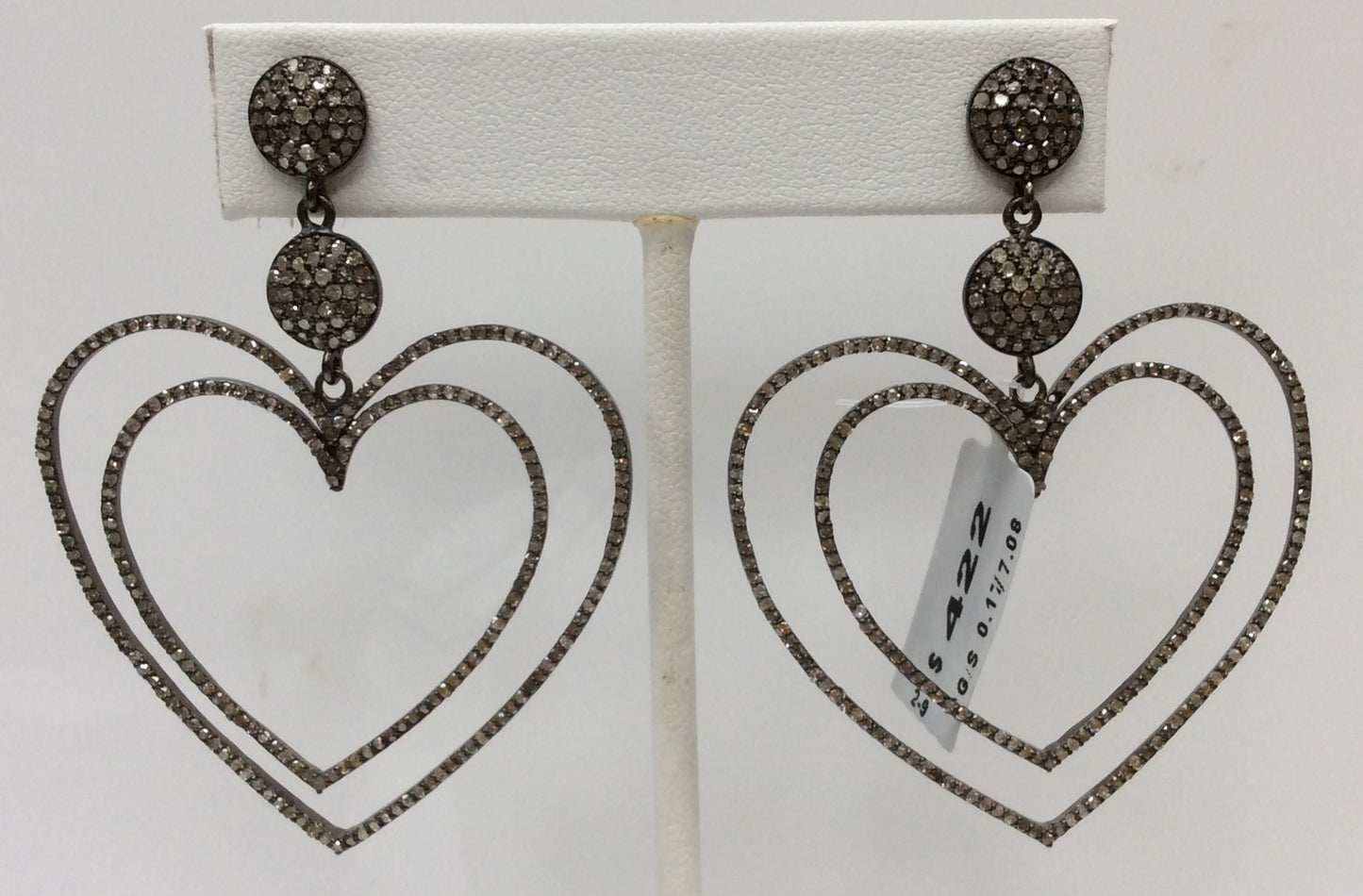 Heart Diamond Earring