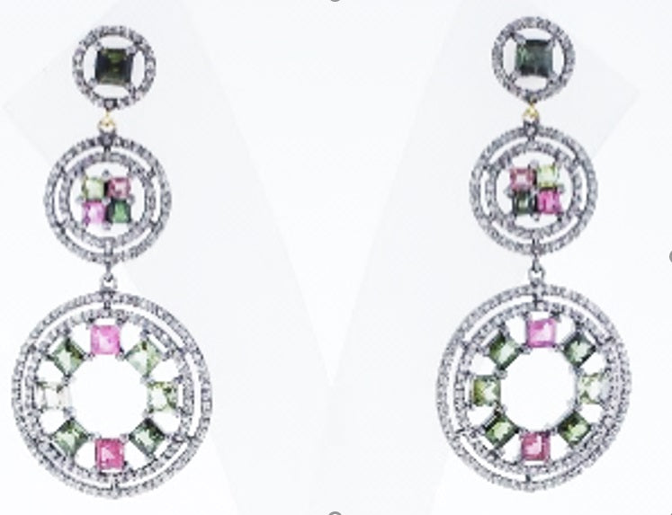 Pave Earrings