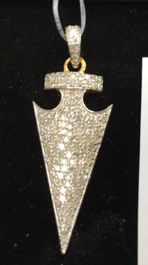 14k Solid Gold Diamond Pendants