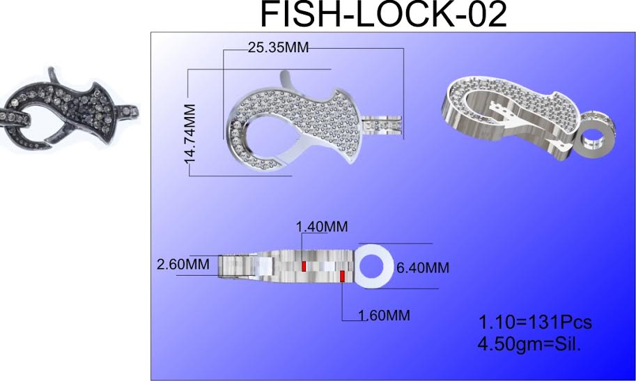 DIAMOND CLASPS