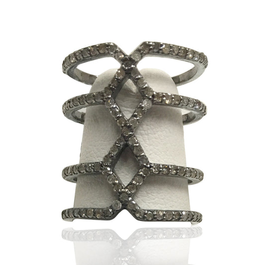 Pave Diamond Ring