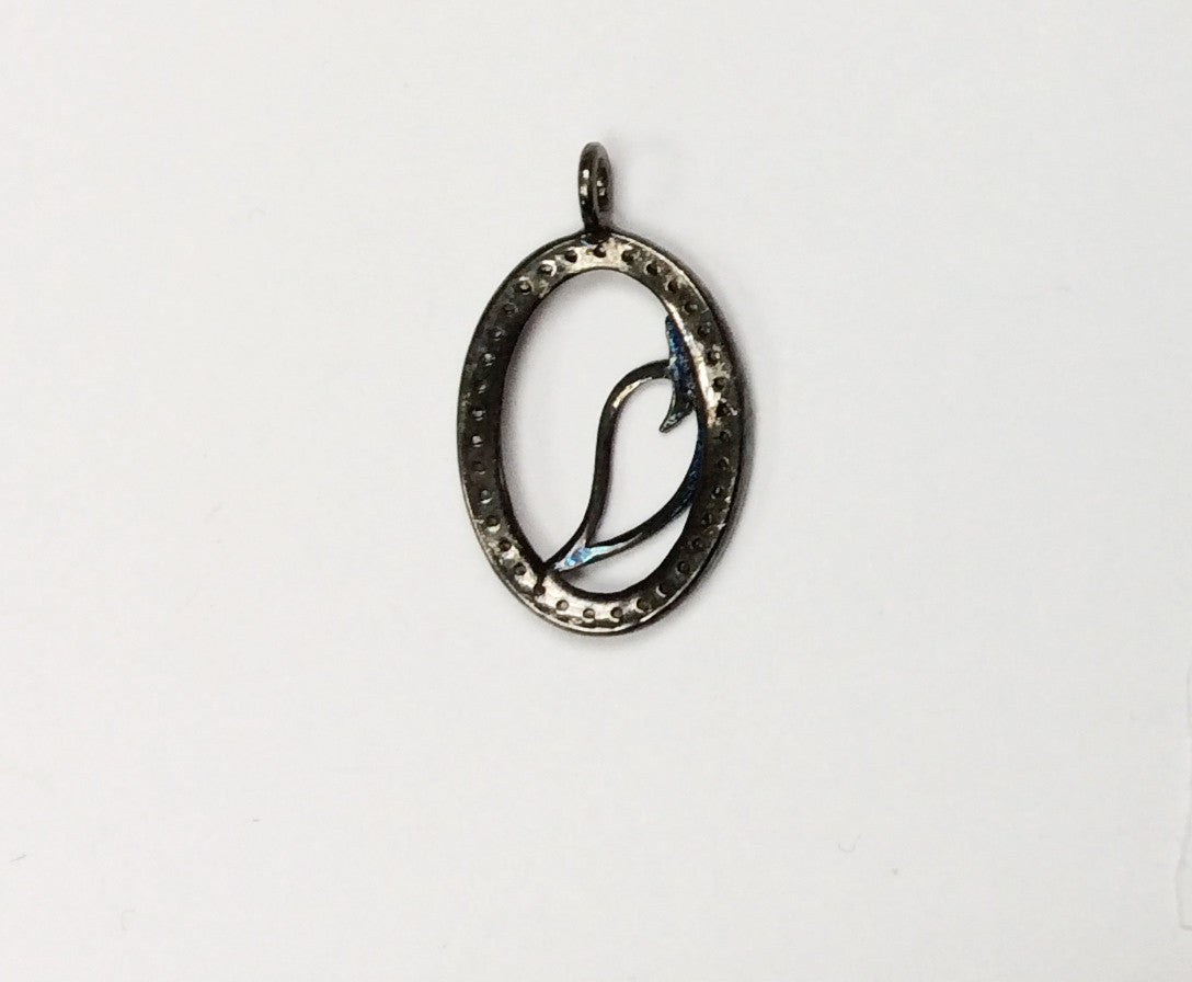 Pave Diamond Charm