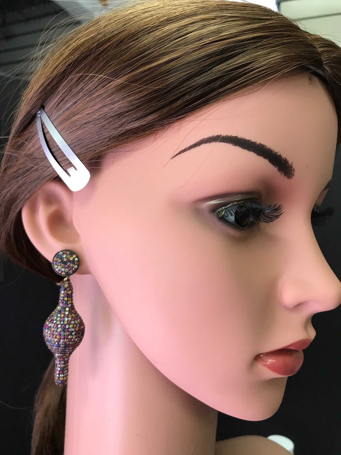 Gemstone earrings