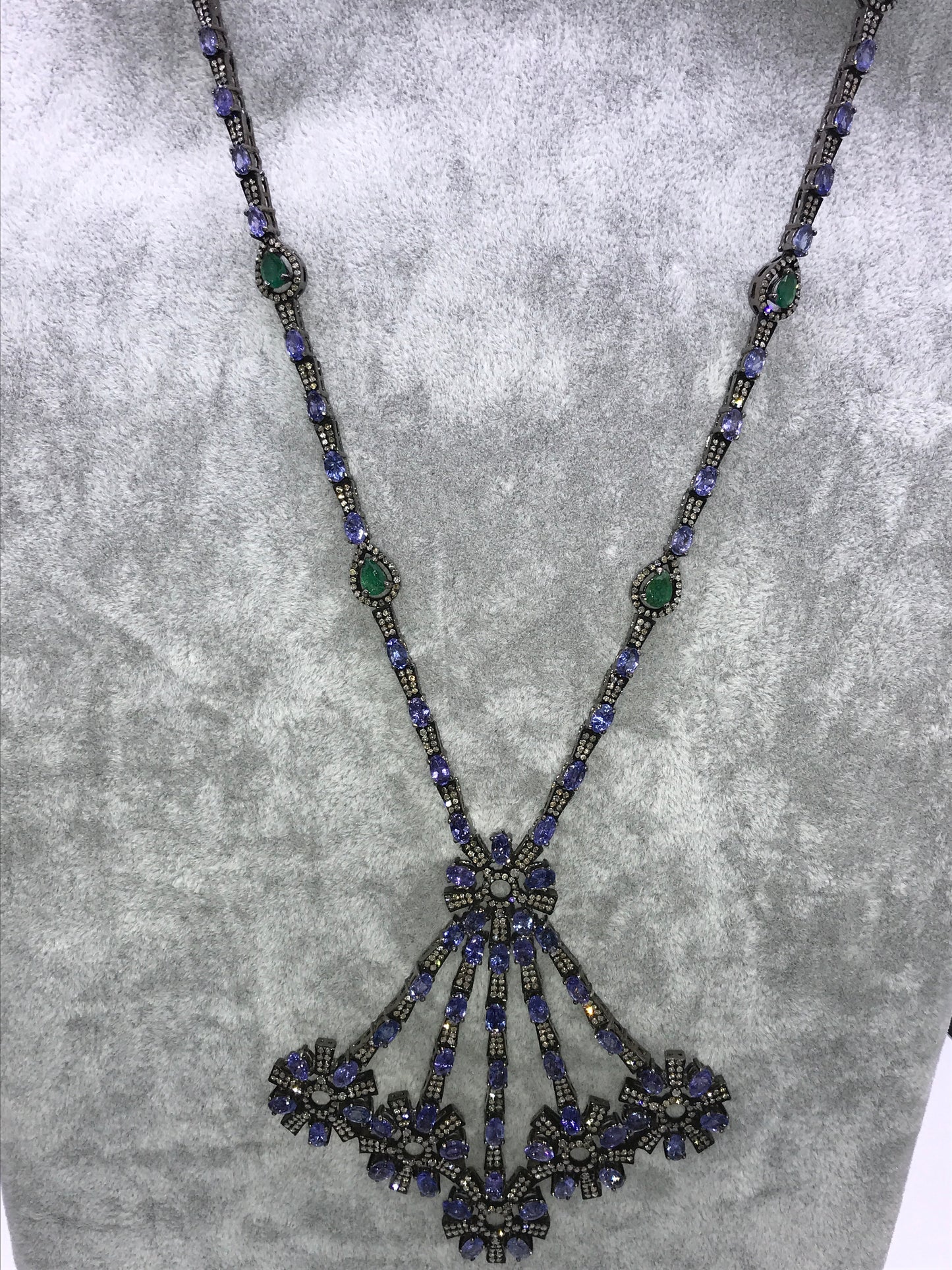 Tanzanite and Diamond Necklace