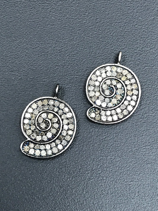 Pave Diamond Charm