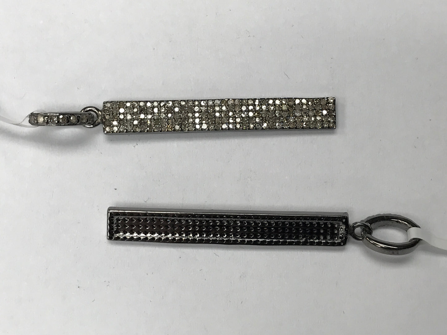Rectangle Shape Diamond Pendants & Charms