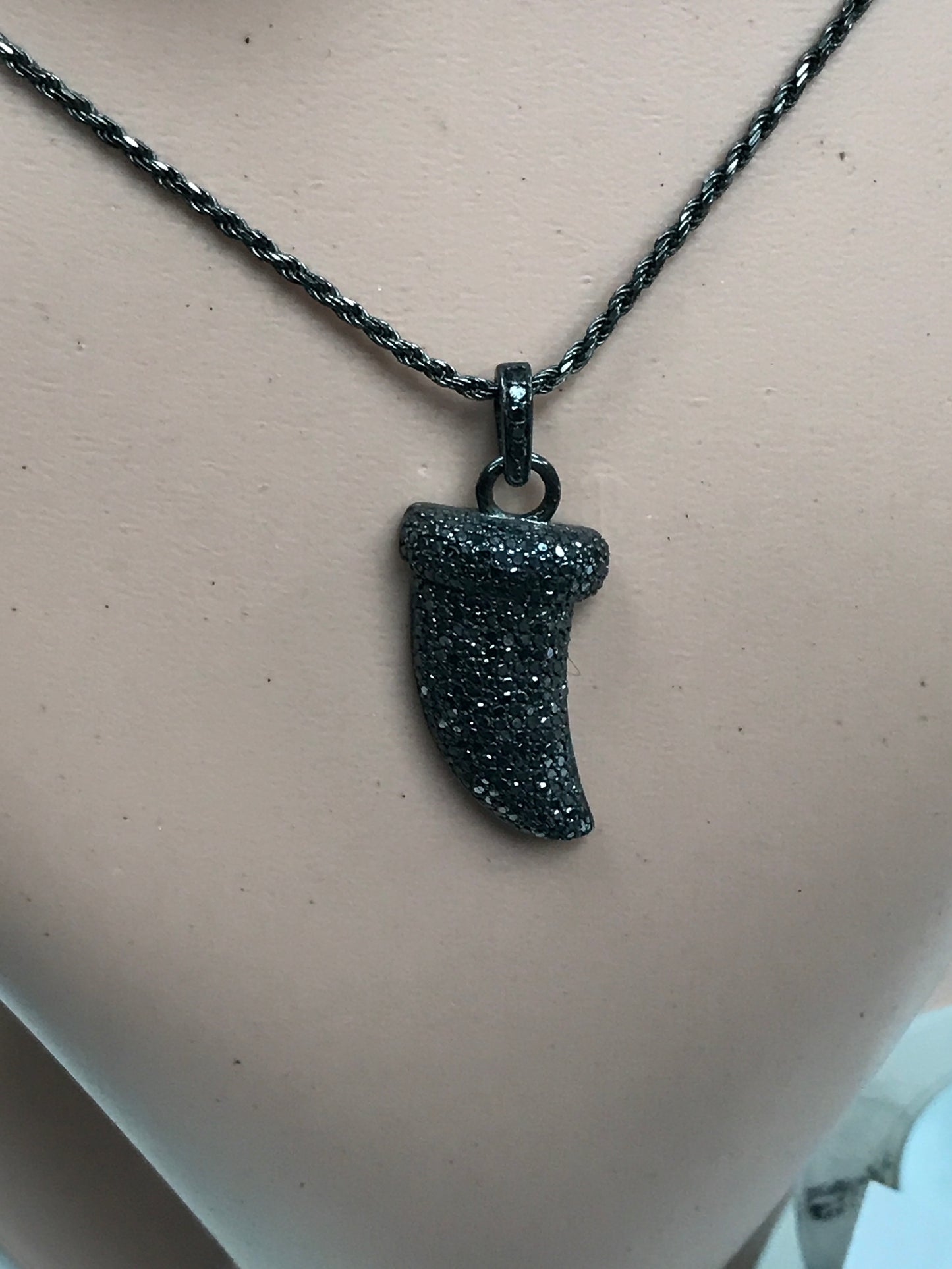 Silver and Diamond Pave PENDANT & CHARMS