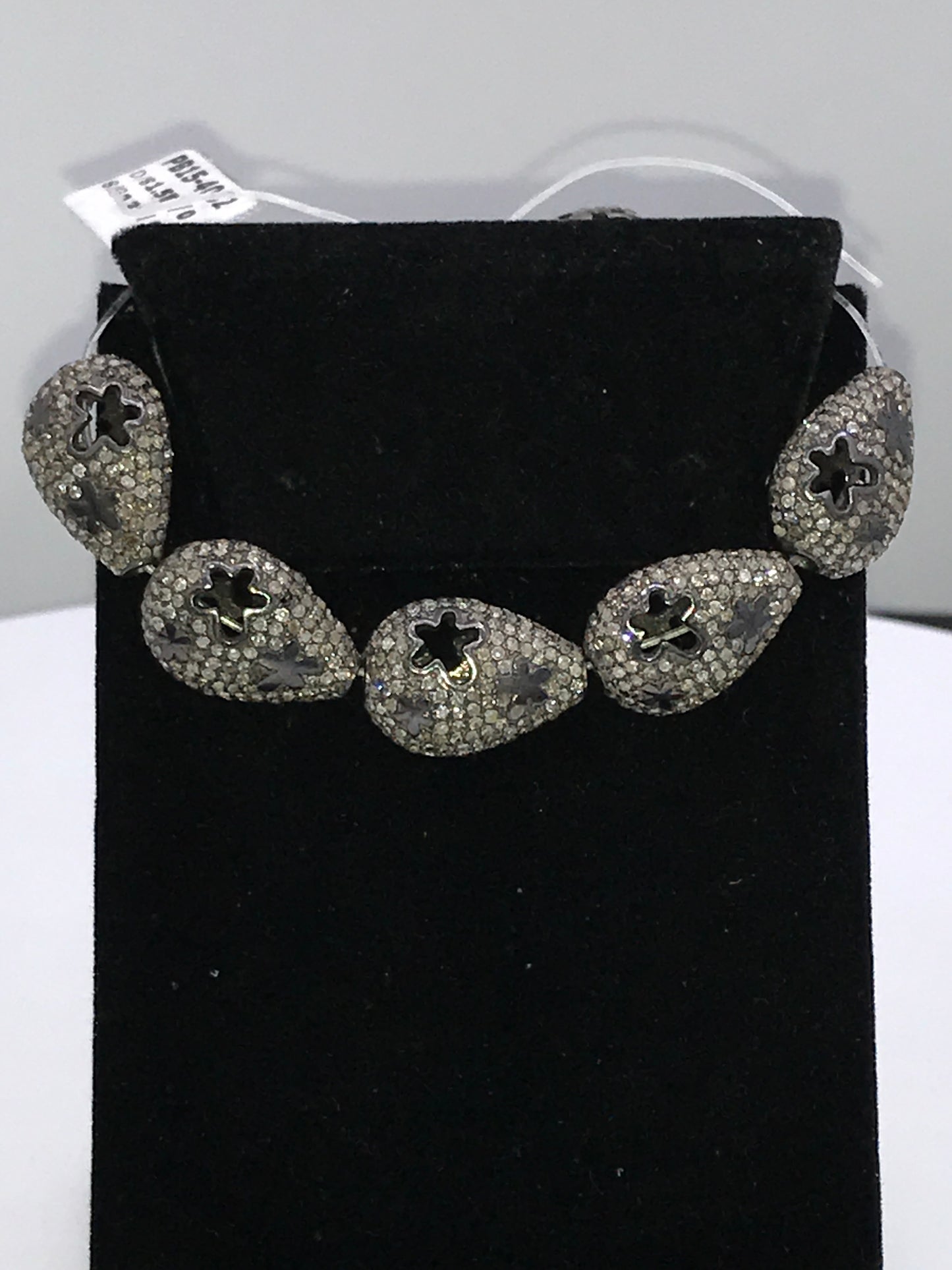 Pear Shape Pave Diamond Beads