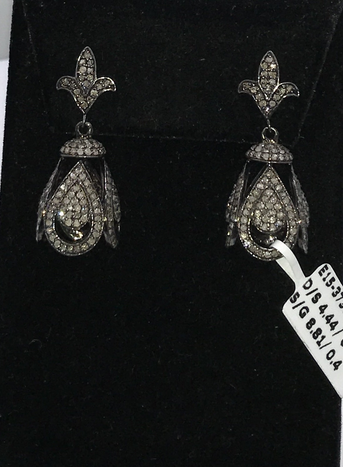 Fancy Tassel Diamond earring