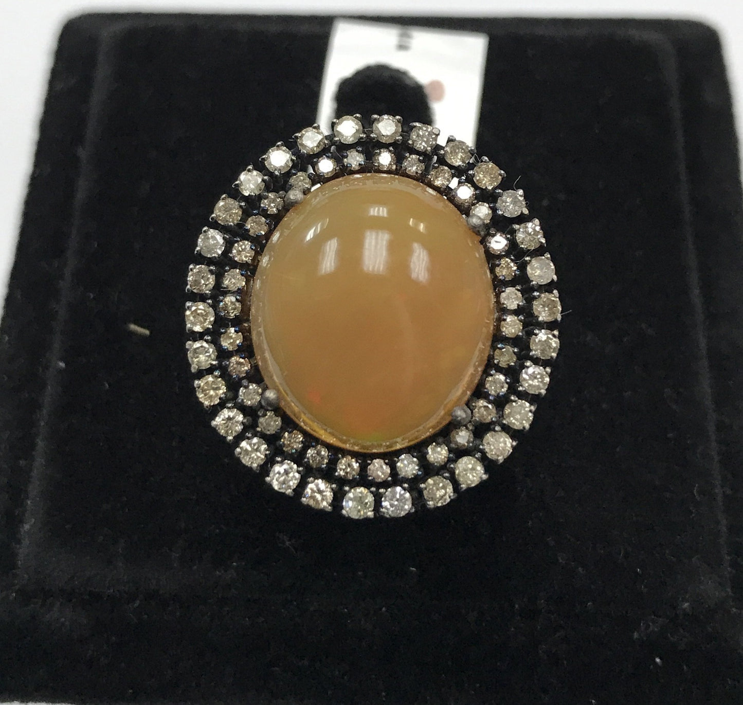 OPAL and DIAMOND RING