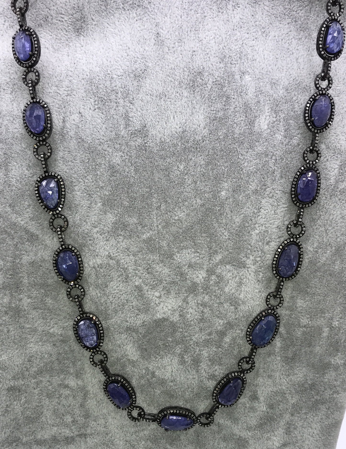 Tanzanite and Diamond Necklace