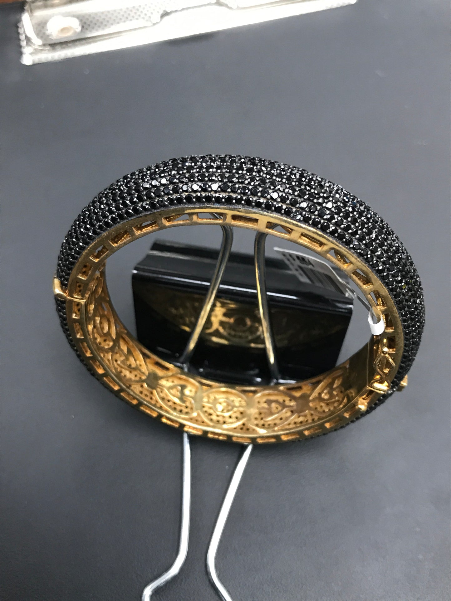 Black Spinel Bangle