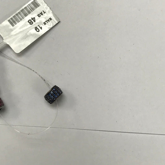 Sapphire Pave Beads
