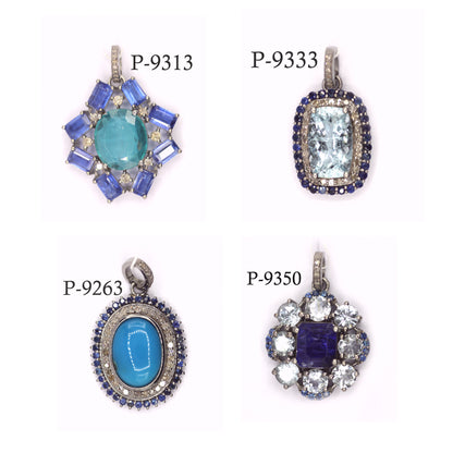 92.5 sterling silver Diamond pendant