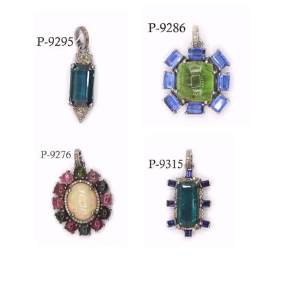 92.5 sterling silver Diamond pendant