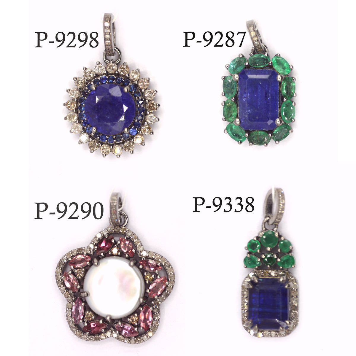 92.5 sterling silver Diamond pendant