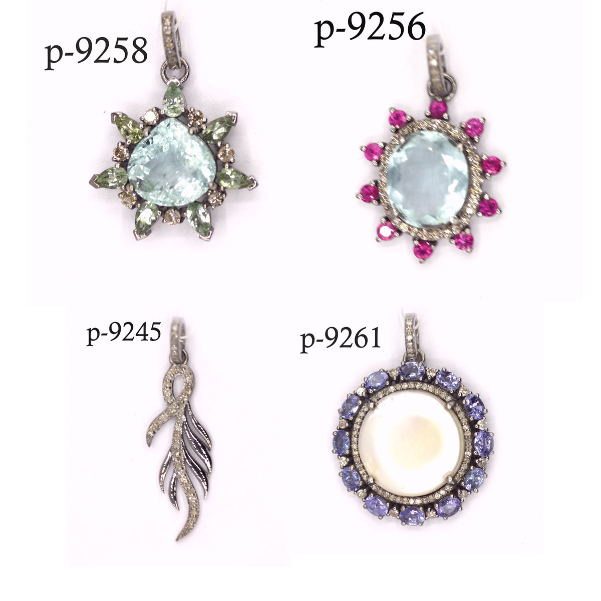 92.5 sterling silver Diamond pendant