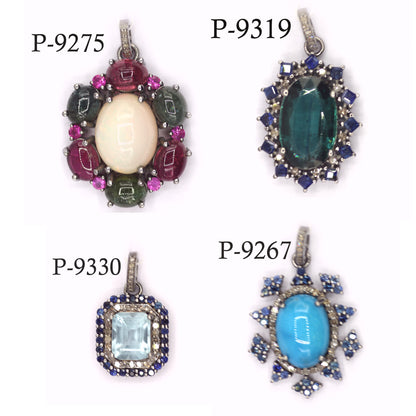 92.5 sterling silver Diamond pendant