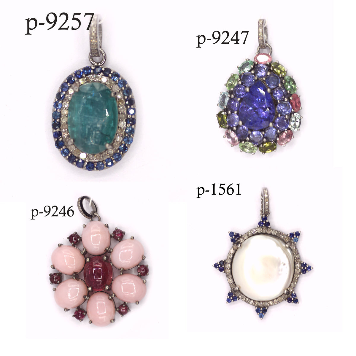 92.5 sterling silver Diamond pendant