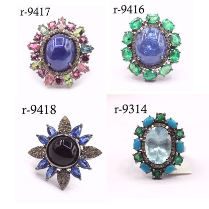 92.5 sterling silver Diamond Ring
