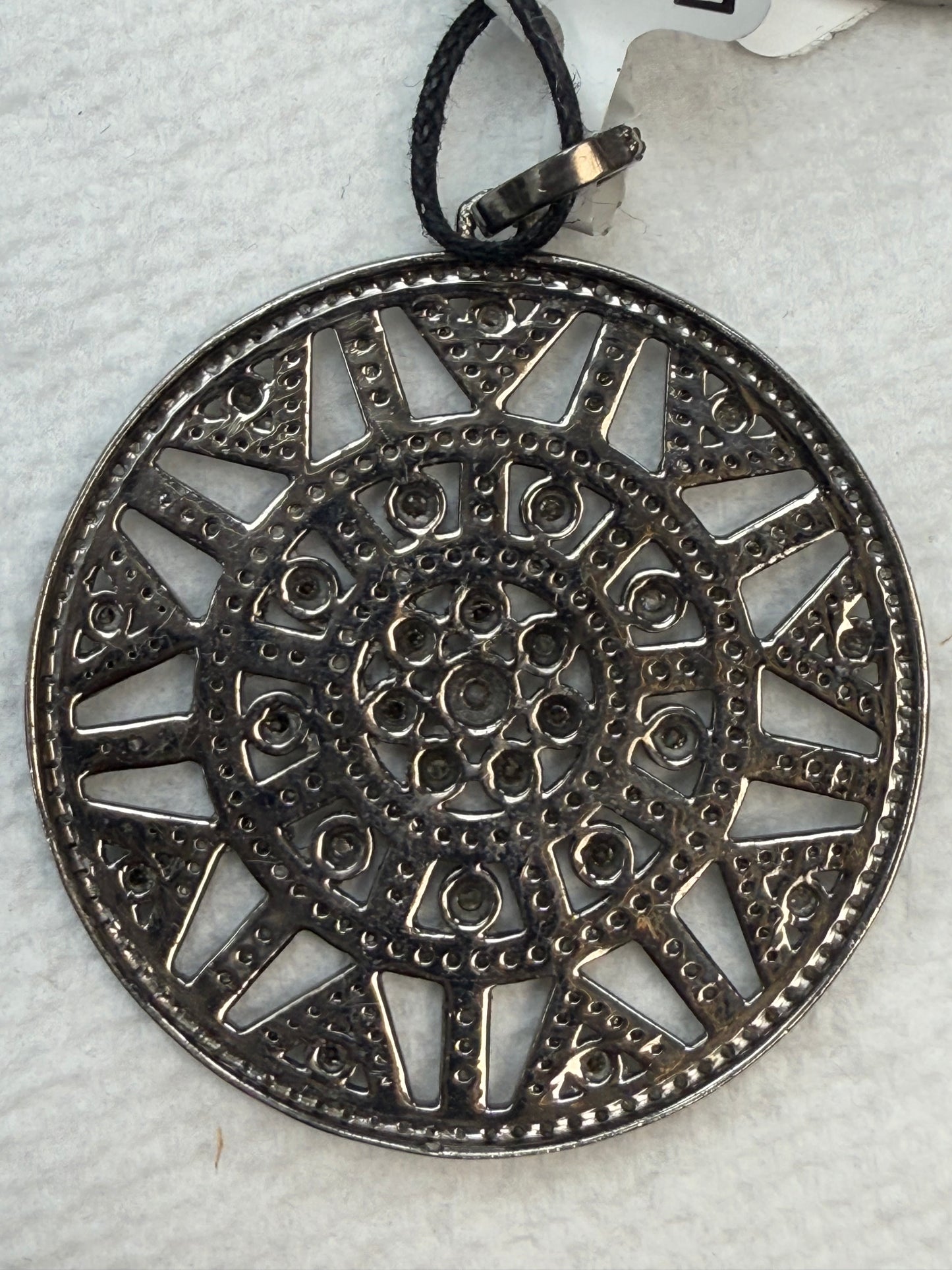 Silver and Diamond Pave  PENDANT & CHARMS