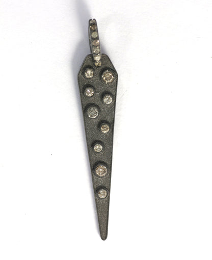 Spike Shape Diamond Pendant