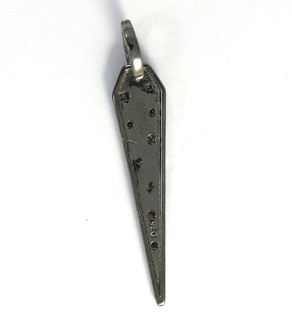 Spike Shape Diamond Pendant
