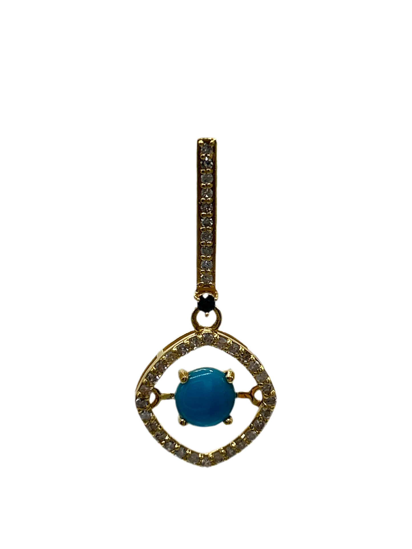 14k Gold Diamond Earring