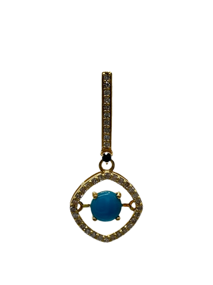 14k Gold Diamond Earring