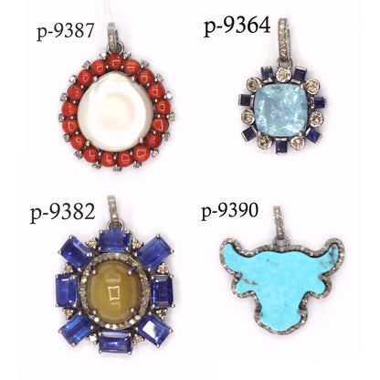 92.5 sterling silver Diamond pendant
