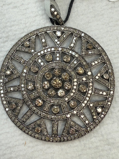 Silver and Diamond Pave  PENDANT & CHARMS