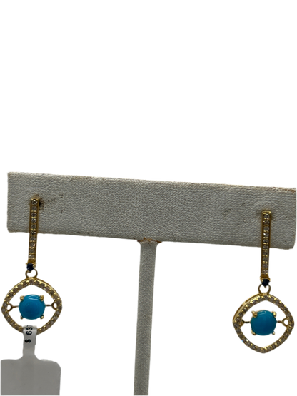 14k Gold Diamond Earring
