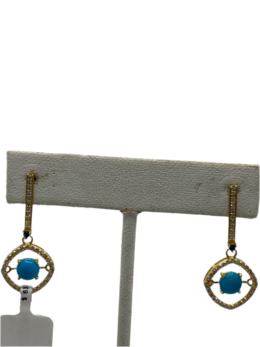 14k Gold Diamond Earring