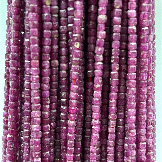 Ruby Faceted Square