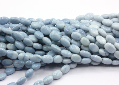 Opal Blue Smooth Oval