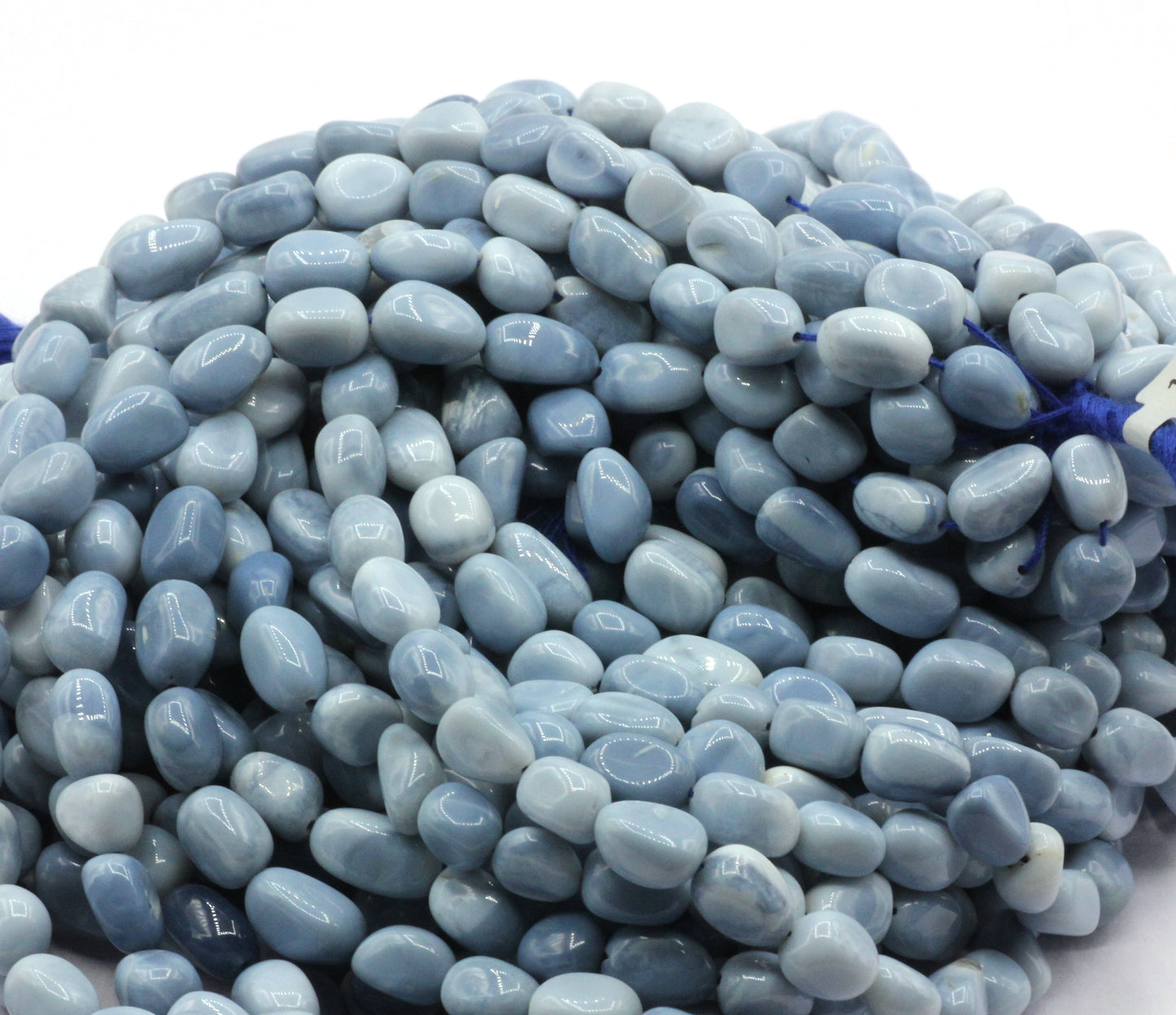 Opal Blue Smooth Nuggets