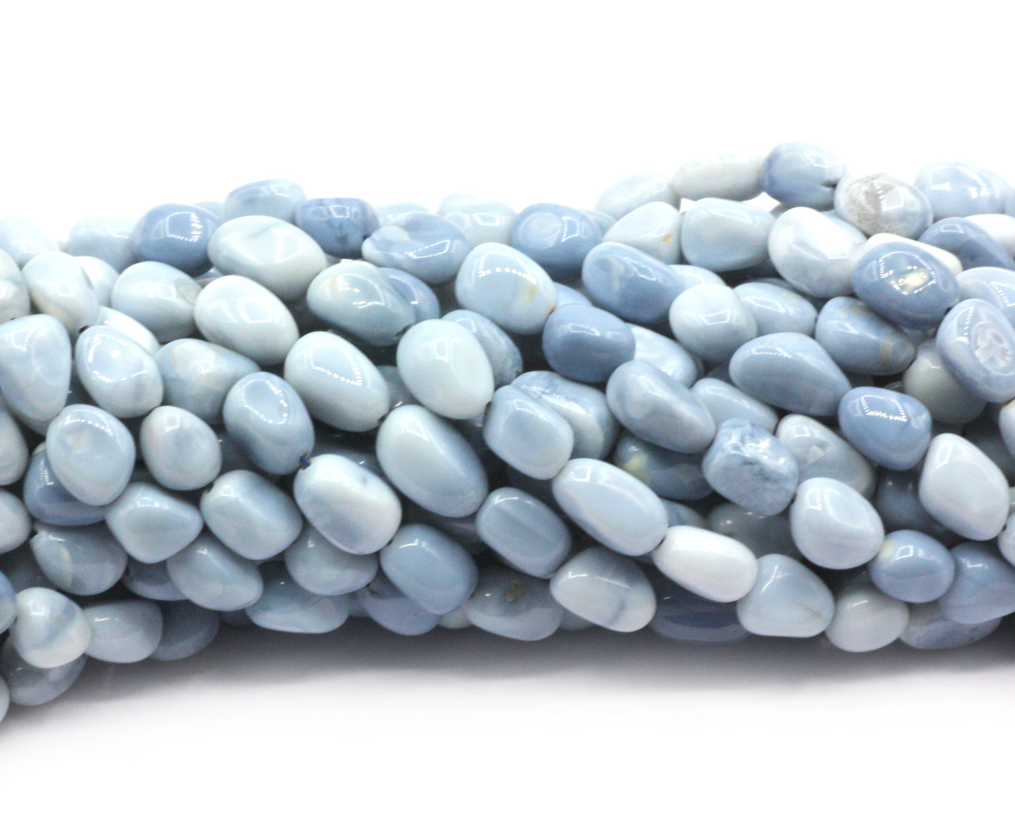 Opal Blue Smooth Nuggets